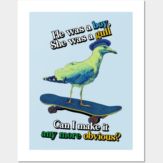 SK8R BOI Meme Design Wall Art by Trendsdk